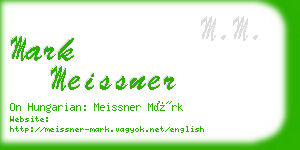 mark meissner business card